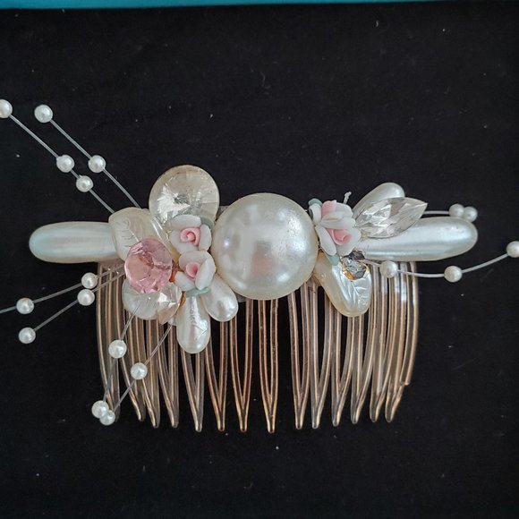 Vintage bridal haircomb - Picture 1 of 5